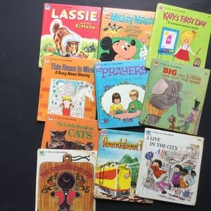 Vintage Kids Tell a Tale Books Set of 10